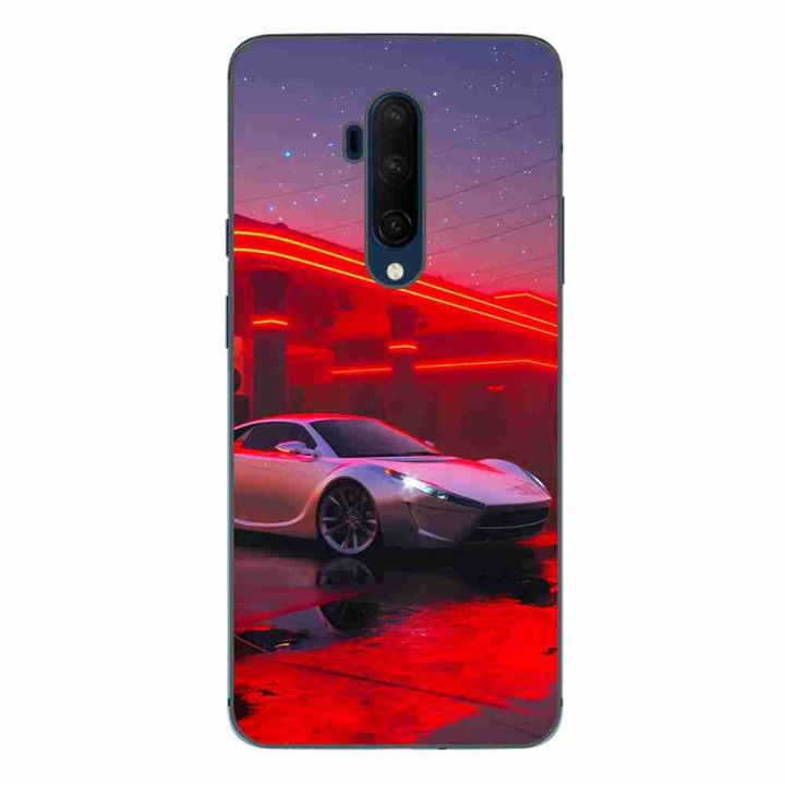 Кейс, съвместим с OnePlus 7T Pro Silicone Gel Tpu Model Future Car