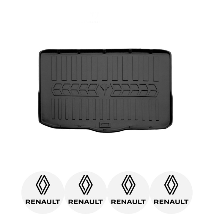 Tavita Portbagaj Renault Kadjar Cu Podea Joasa (2015-) si 4 stickere autoadezive Renault