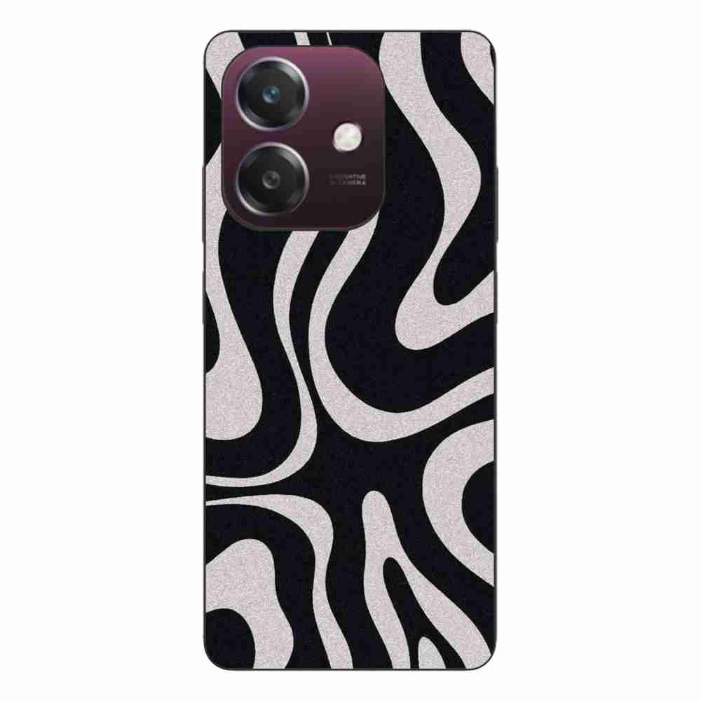 Husa compatibila cu Oppo A40 Silicon Gel Tpu Model Monochrome Hypnotic