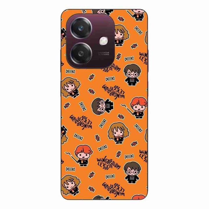 Husa compatibila cu Oppo A40 Silicon Gel Tpu Model Harry Potter Wingardium Leviosa