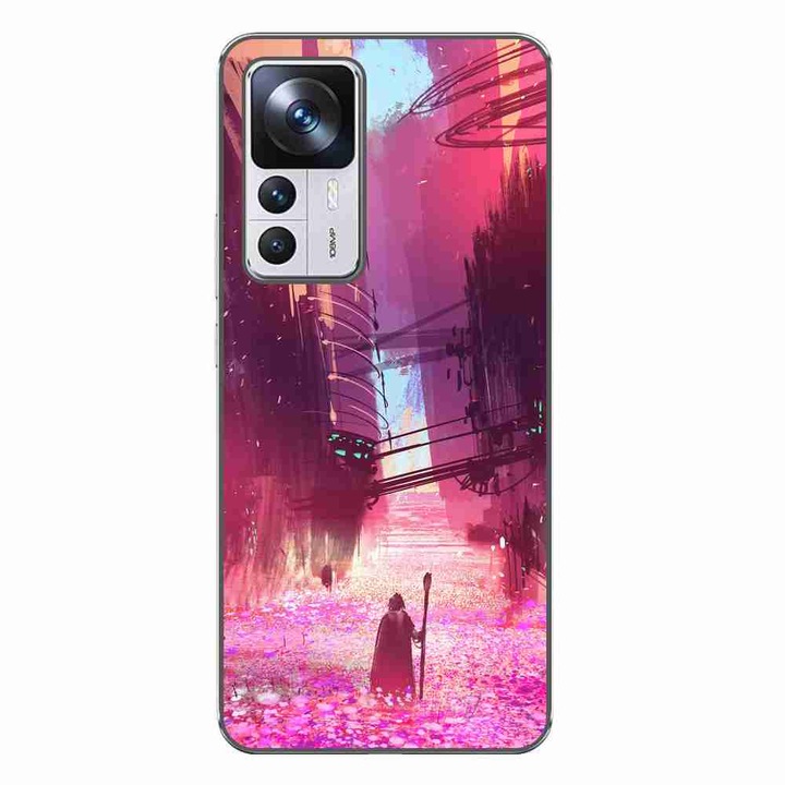 Husa compatibila cu Xiaomi 12T, 12T Pro Silicon Gel Tpu Model Fantasy Wizard
