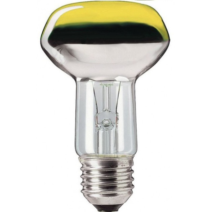 Точкова крушка с нажежаема жичка E27 NR63 40W жълт цвят PHILIPS