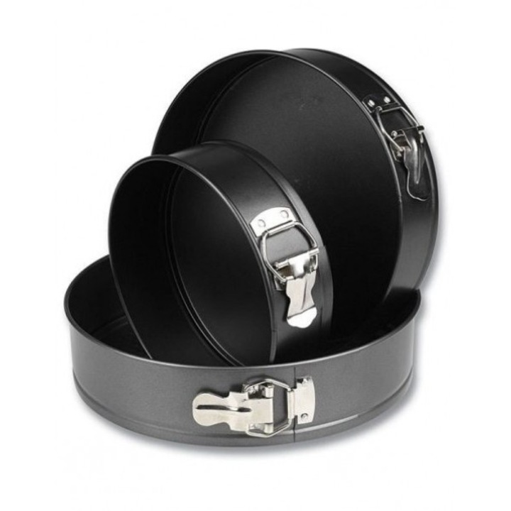 Set forme prajituri din teflon - 3 piese