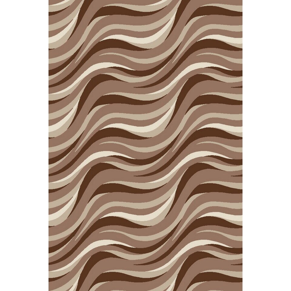 Covor Modern, Espresso 2588, Maro, 160x230 cm, 1680 gr/mp, 1.6x2.3 Crem/Maro 160x230