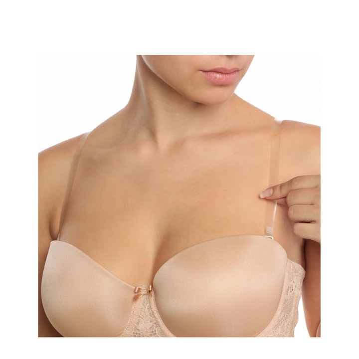 Bretele transparente pentru sutien, Bye Bra, poliuretan, XL