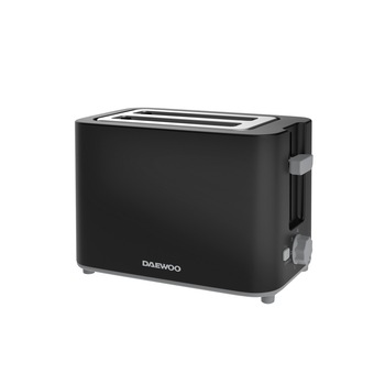 Prajitor de paine Daewoo DBT40B, 750 W, 6 niveluri rumenire, carcasa Cool Touch, Negru