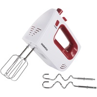 mixer de mana daewoo dhm122r 300 w 5 viteze functie turbo accesoriu framantare palete amestecare carcasa abs rosu imagen 26_0_
0