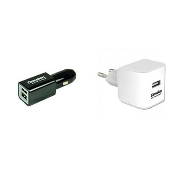 Set incarcator auto dublu USB si incarcator de priza cu USB, protectie la scurtcircuit, la supraincarcare si supraincalzire Set incarcator auto dublu USB si incarcator de priza cu USB, protectie la scurtcircuit, la supraincarcare si supraincalzire