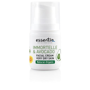 Crema de fata naturala ten foarte uscat Imortela & Avocado Essentiq 50 ml Crema de fata naturala ten foarte uscat Imortela & Avocado Essentiq 50 ml