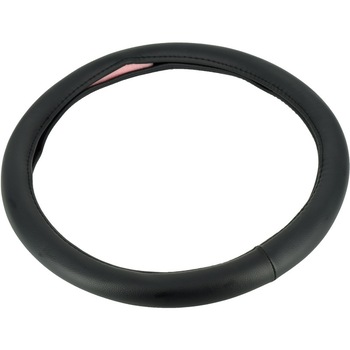 Husa volan piele cu ac si ata neagra, marimea L, Motor Starter Husa volan piele cu ac si ata neagra, marimea L, Motor Starter