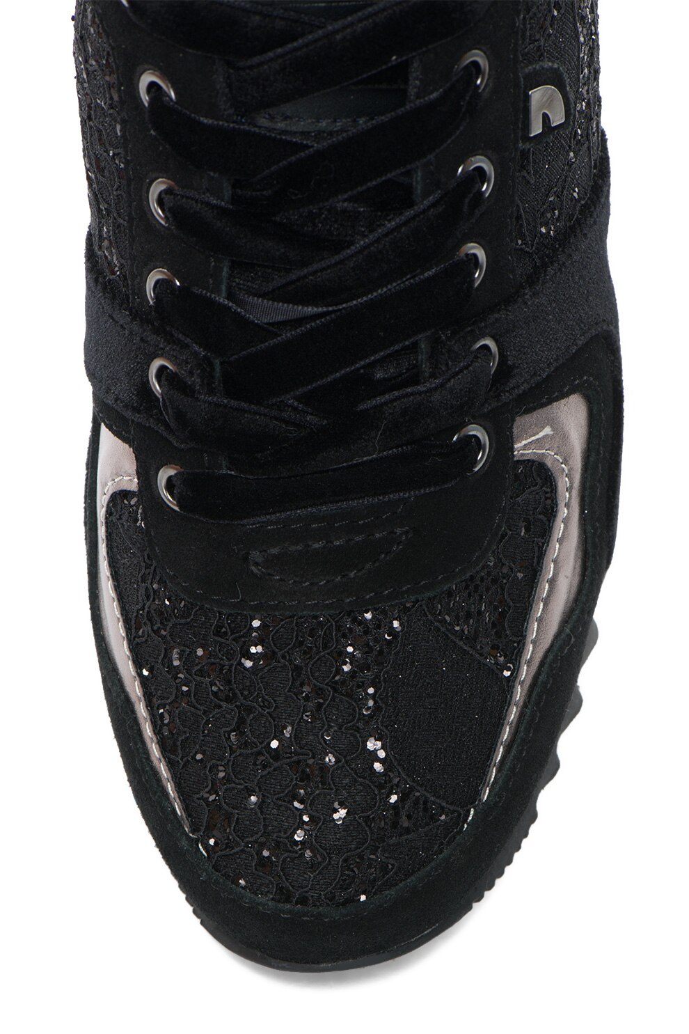 Gioseppo, Rejtett Telitalpú Sneakers Cipő Csillámmal&Fűzővel Gioseppo, Rejtett Telitalpú Sneakers Cipő Csillámmal&Fűzővel