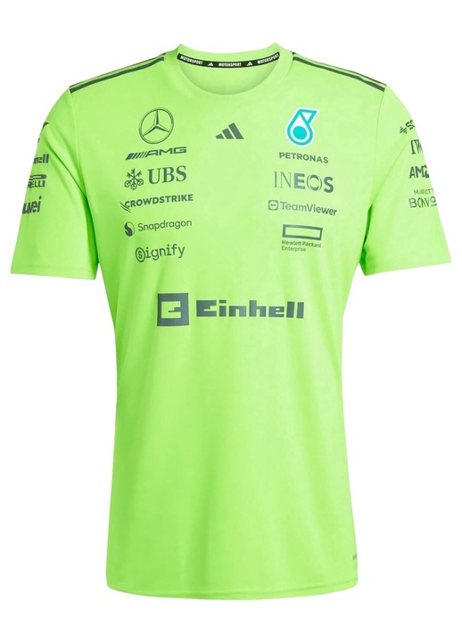 Koszulka Mercedes AMG Petronas F1 adidas 2025 Set Up, Barbati, Verde, Verde