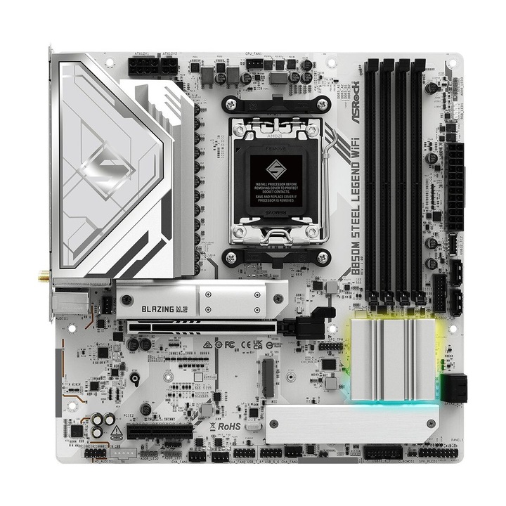Дънна платка ASRock B850M STEEL LEGEND WIFI, Socket AM5