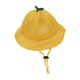 Детска шапка за слънце, жълта, с регулируема връв, премиум материал, олекотена, летен комплект