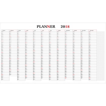 Planner anual 2019 din hartie tip Polipropilena model Corporate Red Wall dimensiune 1520 mm x 2666 mm Planner anual 2019 din hartie tip Polipropilena model Corporate Red Wall dimensiune 1520 mm x 2666 mm