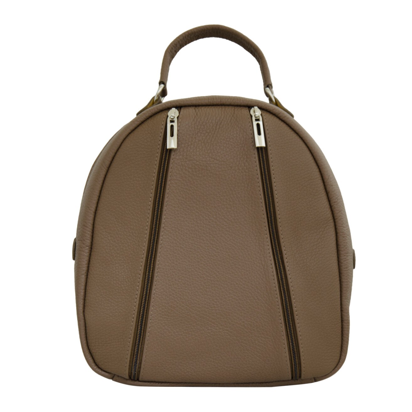 Rucsac de dama din piele naturala, Vale, Taupe