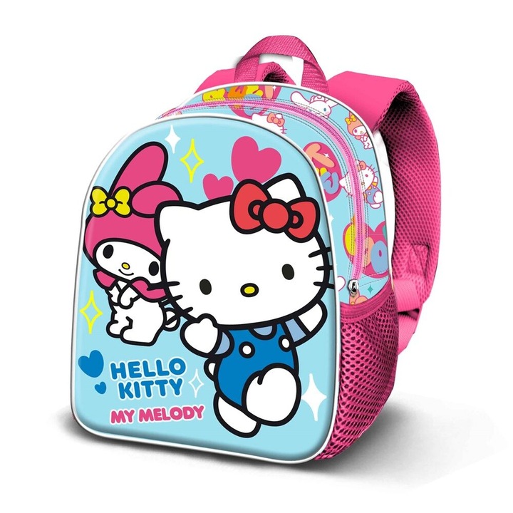 Rucsac 3D Friendship Hello Kitty 31cm
