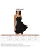 Rochie scurta eleganta cu bretele spaghetti, talie inalta, fermoar la spate, negru, bumbac si poliester, M INTL