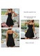 Rochie scurta eleganta cu bretele spaghetti, talie inalta, fermoar la spate, negru, bumbac si poliester, M INTL