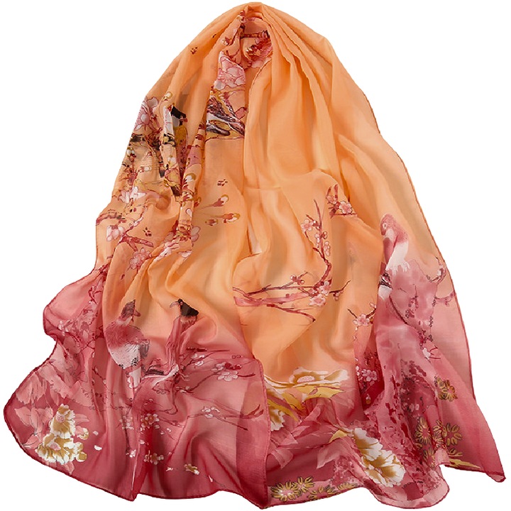 Esarfa dama, Poliester, 50x160cm, Multicolor