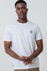 Timberland, Tricou regular fit cu imprimeu logo pe spate, Alb