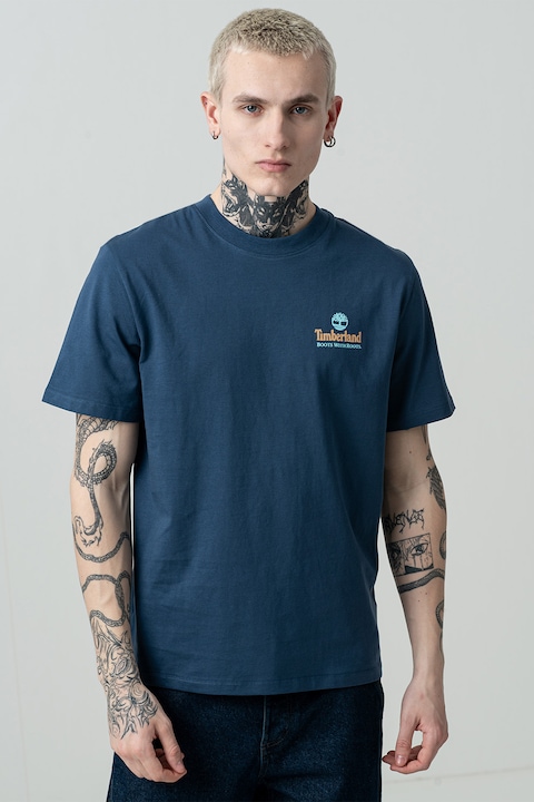 Timberland, Тениска с лого, Тъмносин
