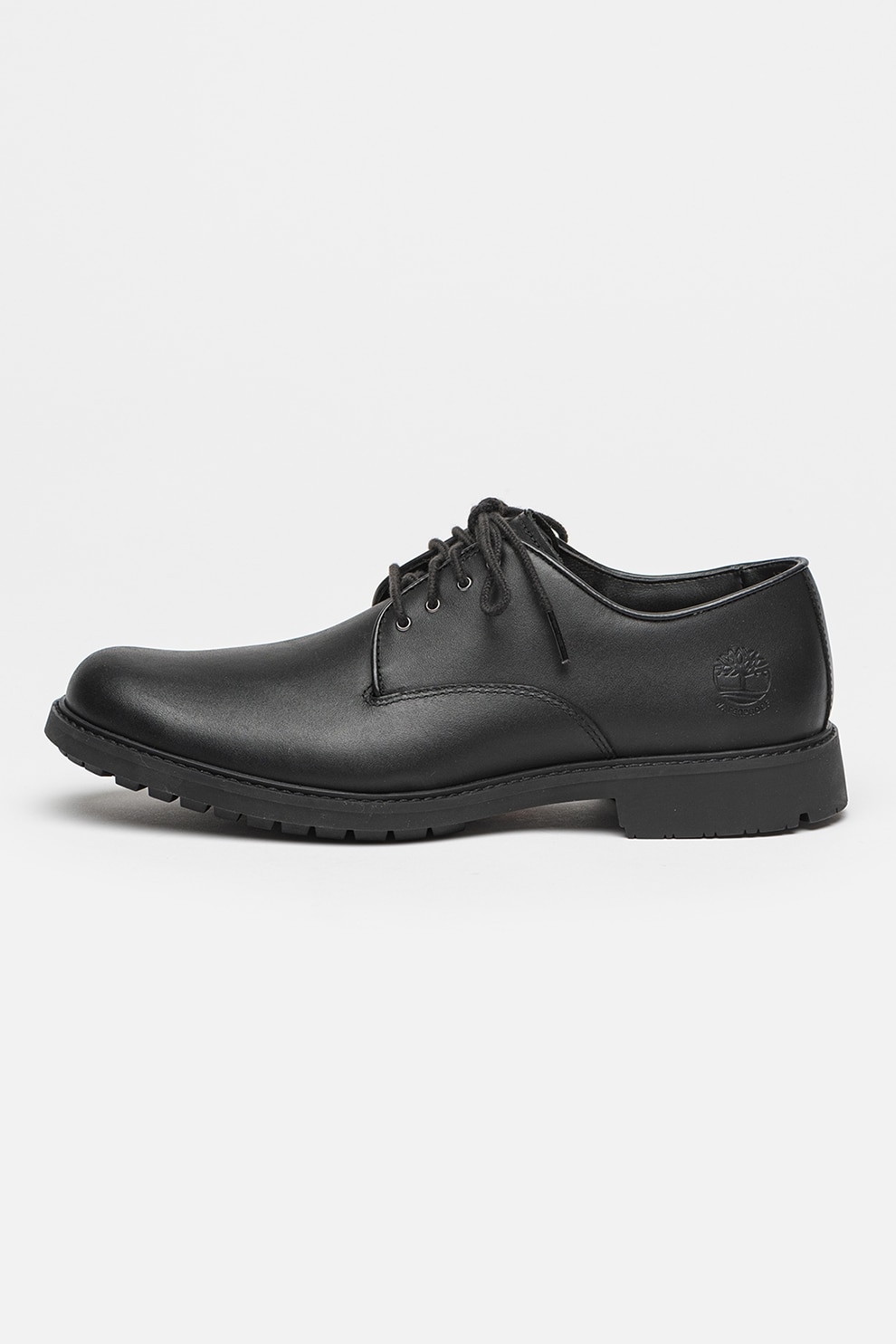 Timberland, Pantofi Oxford impermeabili de piele Stormbucks, Negru, 7.5