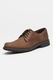 Timberland, Pantofi Oxford impermeabili de piele nabuc Stormbucks, Maro inchis, 10