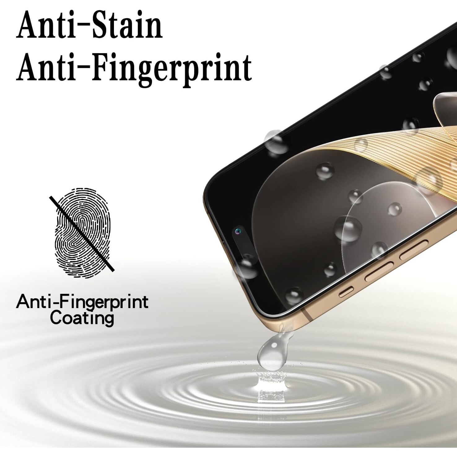 Folie protectie telefon, Sticla securizata, Pentru iPhone 15, Transparent Folie protectoare din sticla securizata, Duritate 9H, Rezistenta la zgarieturi, Usor de instalat