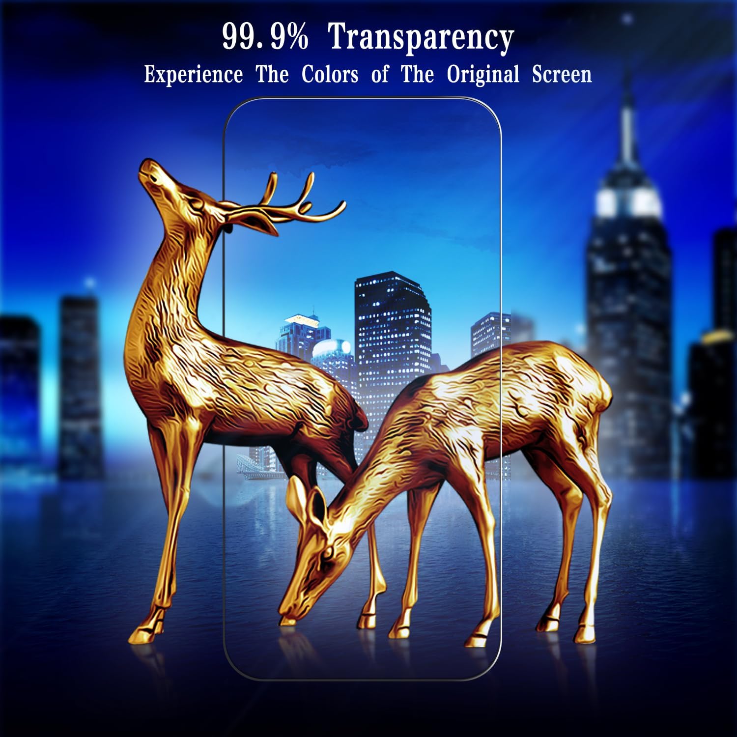 Folie protectie telefon, Sticla securizata, Pentru iPhone 15, Transparent Folie protectoare din sticla securizata, Duritate 9H, Rezistenta la zgarieturi, Usor de instalat