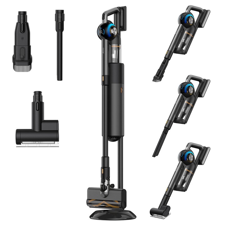 Aspirator vertical Laresar X11, 550W, 55000Pa, functie aromaterapie, set complet, multicolor
