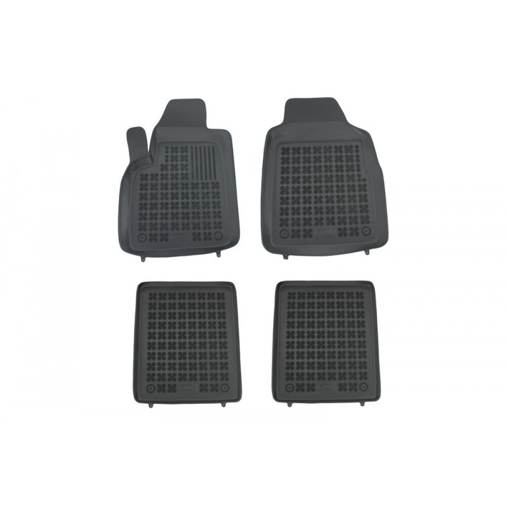 Covorase Auto Negru din Cauciuc FIAT Panda II 2003-2012