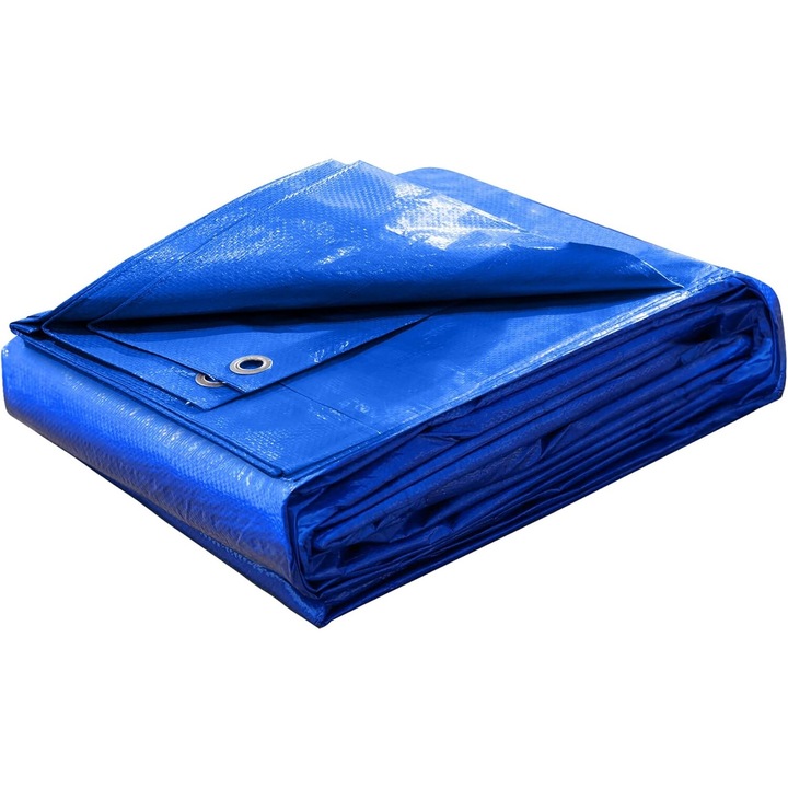 Prelata din polietilena, impermeabila, albastra, 100 g/m2, 1,8 x 2,5 M