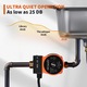 Nyomásfokozó szivattyú, Goxawee, G5352A, 165 W, 110 V, 25L/perc, max. magasság 9 m, alacsony zajszint, narancssárga/fekete