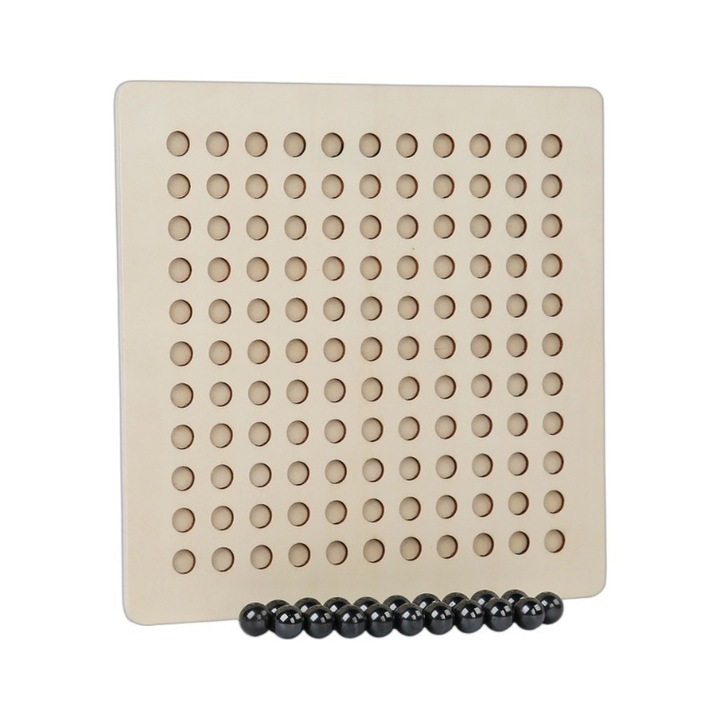 Joc educativ, sah magnetic, 23x23x2.5cm, pentru copii 4-6 ani, cutie colorata