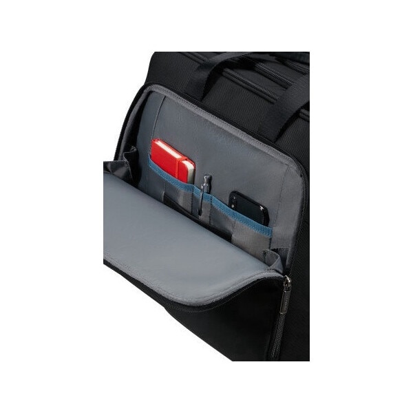 Geanta pentru laptop cu roti Samsonite Evosight 17.3", neagra, 47x39x23cm, 28l