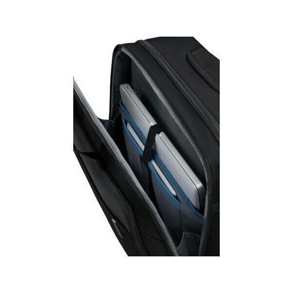 Geanta pentru laptop cu roti Samsonite Evosight 17.3", neagra, 47x39x23cm, 28l