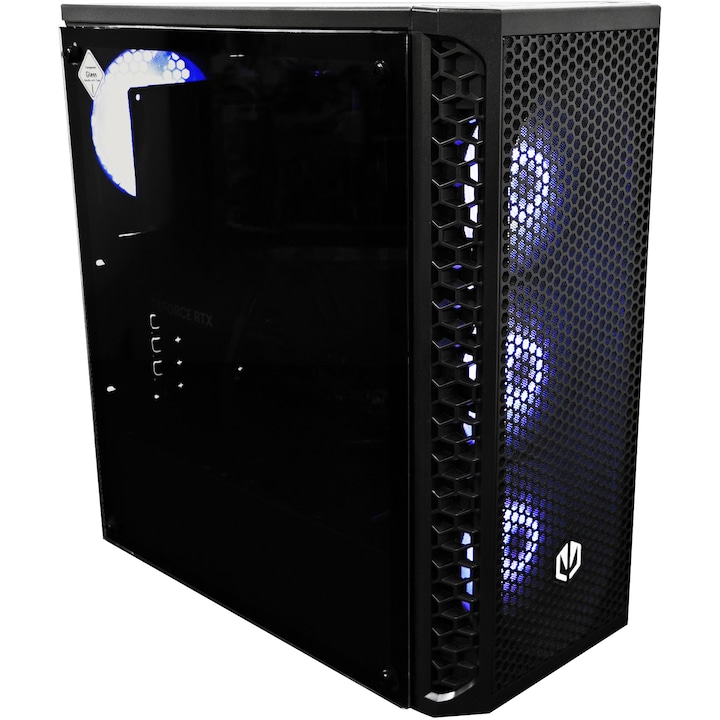Настолен компютър Gaming A+, AMD Ryzen™ 5 5600X, 32GB DDR4, 1TB SSD, Gigabyte® GeForce RTX™ 4060 WindForce OC 8GB GDDR6, No OS, Black