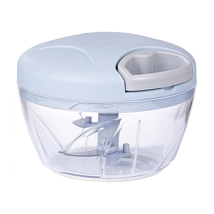 TasyPins kézi zöldségprések, többfunkciós aprító, 500 ml, ABS, rozsdamentes acél, ergonomikus kialakítás