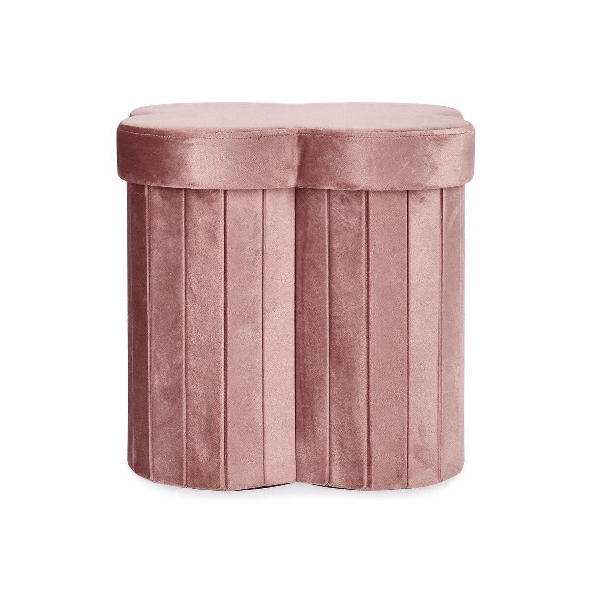 Taburet Roz Taburet catifea roz Jocelyn 40x40x40 cm - eMAG.ro