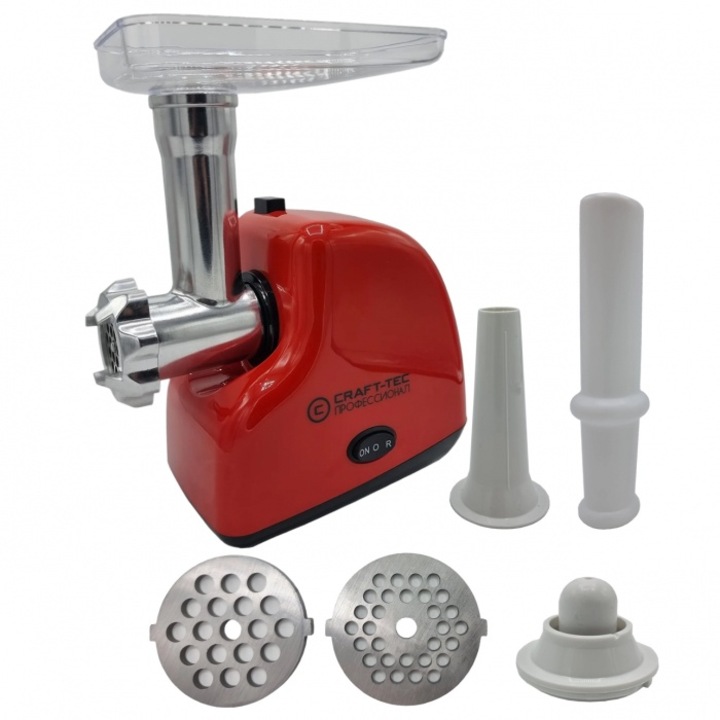 Електрическа месомелачка Craft-TEC - 3000 W, 2 сита, 1,8 кг/мин месо - MX 714