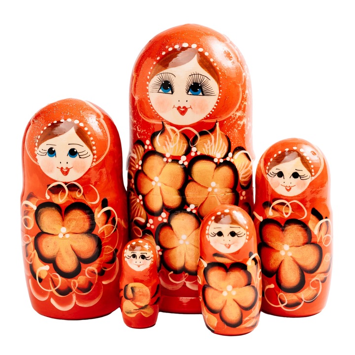 Papusa Matrioska “M40”-18cm-set din 5 papusi