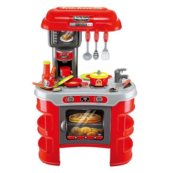 Bucatarie cu Aragaz Sunet Lumina & 23 Accesorii pentru Copii