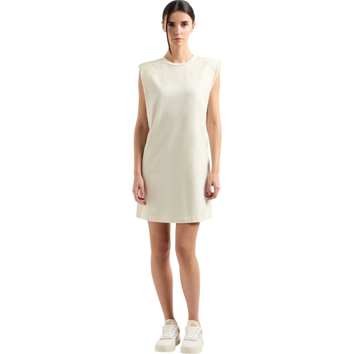 Рокля Emporio Armani EA7 Train Graphic Stretch 40692, Бежов