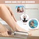 Set 2 Pila Metalica de Calcaie Profesionala, SINBINTA, Pila Premium pentru Cosmetica Picioarelor, Cu suprafata curbata, Design cu doua fete, Design Ergonomic, Indeparteaza pielea dura/exfoliaza, Usor de utilizat, ABS/Inox, 24.8x6cm, Argintiu