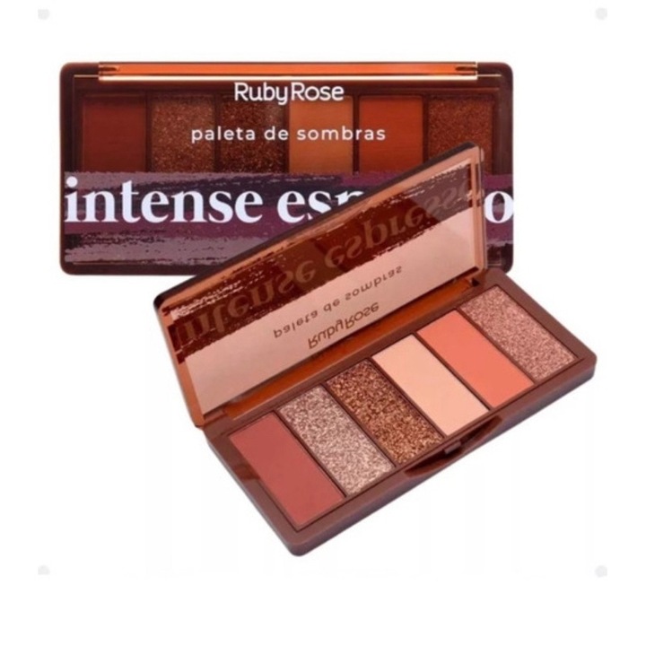 Paleta fard de pleoape Ruby Rose Intense espresso 12.9gr