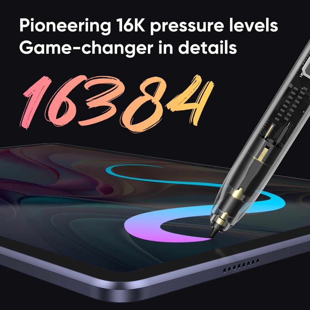 Tableta XP-Pen Magic Drawing Pad 12" Display 2K FHD, Stylus X3 Pro, 16K Nivele Presiune, Rezolutie 2160x1440, Android 12, 8GB RAM + 256GB, Wi-Fi, Include husa silicon
