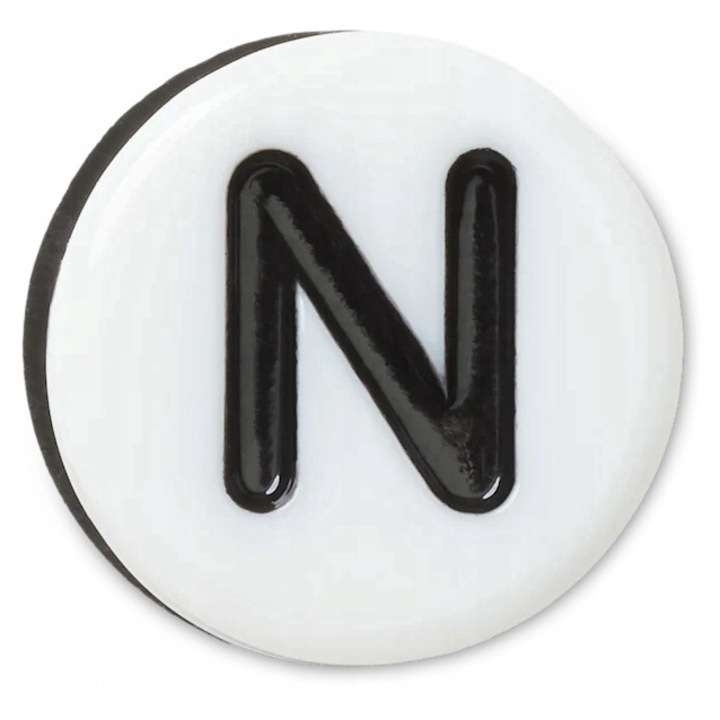 Accesoriu incaltaminte Crocs Jibbitz, O mica scrisoare de prietenie N, Multicolor