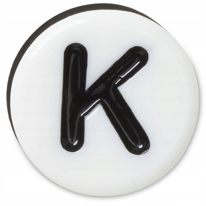 Crocs Jibbitz cipőtartozék, Egy kis barátságos levél K, többszínű