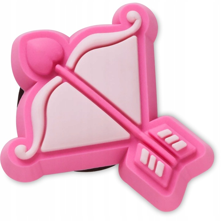 Accesoriu incaltaminte Crocs Jibbitz, Pink Bow and Arrow, Multicolor